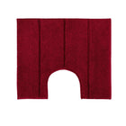 Toiletmat 55x60 cm rood