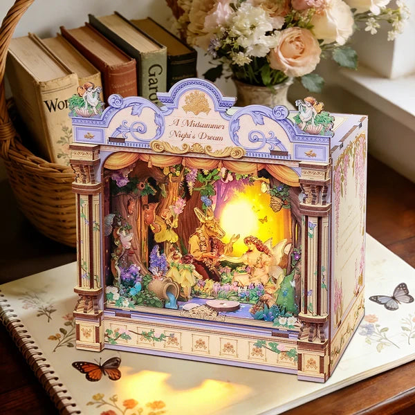 Cutebee, 3D DIY Dollhouse, A Midsummer Night's Dream, TTKA201, 15.5x12.4x16.1cm
