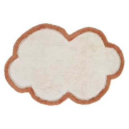 Kinderkamer tapijt wolk Little Nimbus Toffee 100% katoen