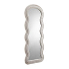 Mirror imitation fur beige 70x170 cm