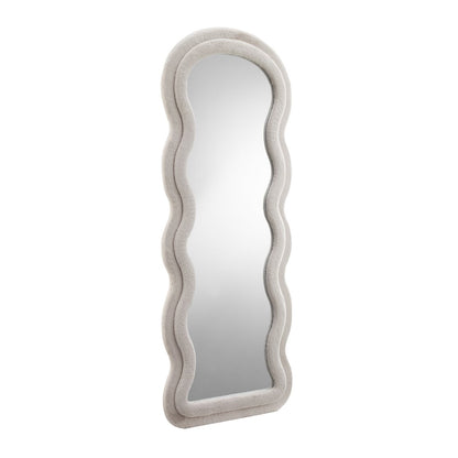 Mirror imitation fur beige 70x170 cm