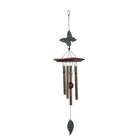 Windgong vlinder 62 cm hout metaal