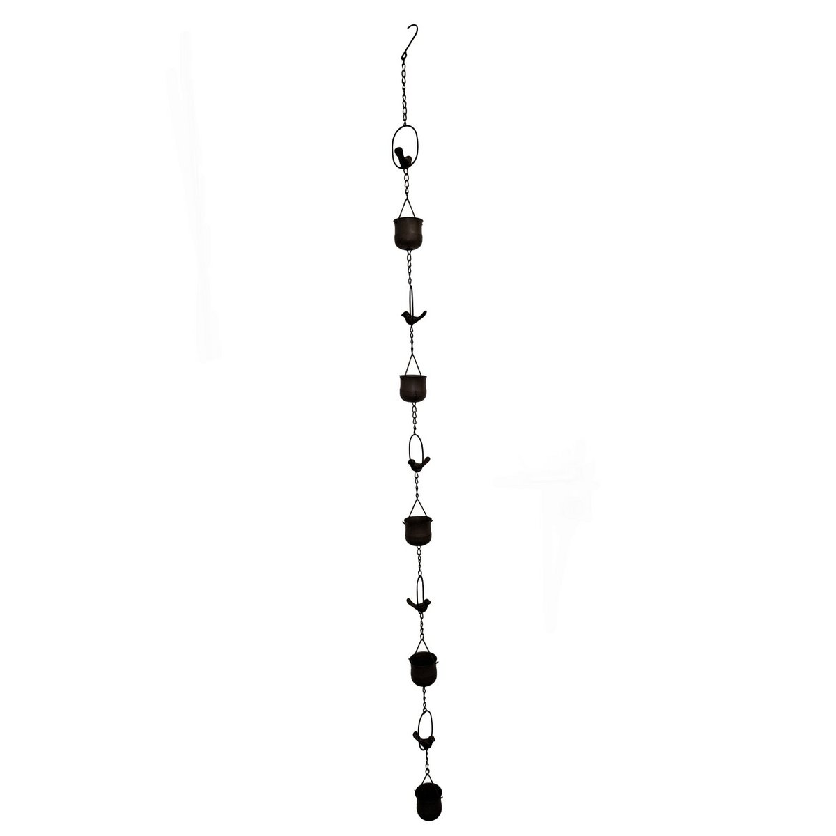 Rain chain, Bird, length 166 cm 47129