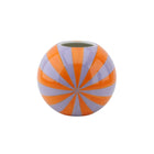 Vaas 15x15x13.5 cm dolomiet oranje/lilac