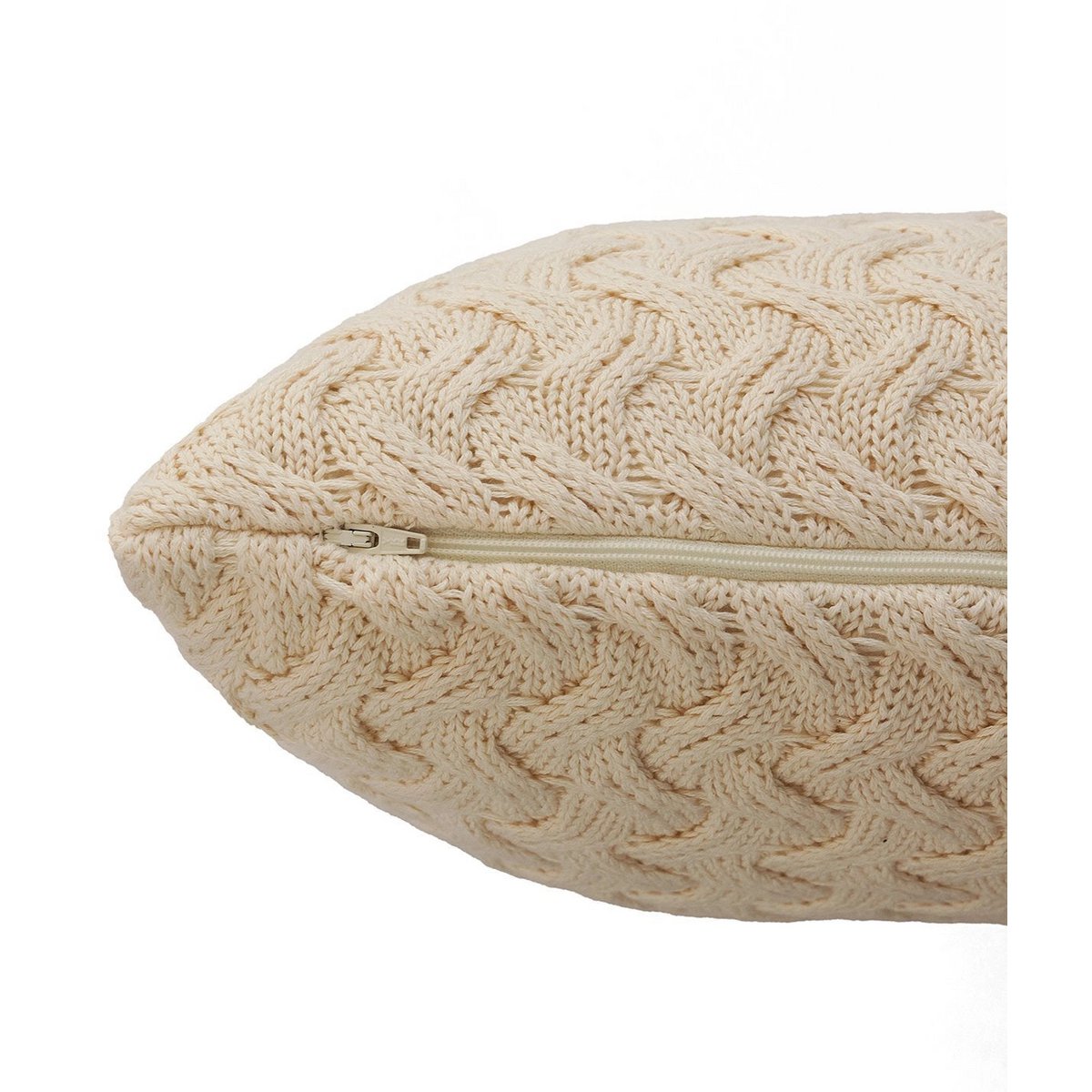 Kussenhoes 45x45 cm katoen natuurlijk beige