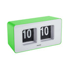 Wandklok tafelklok groen 18x9 cm plastic