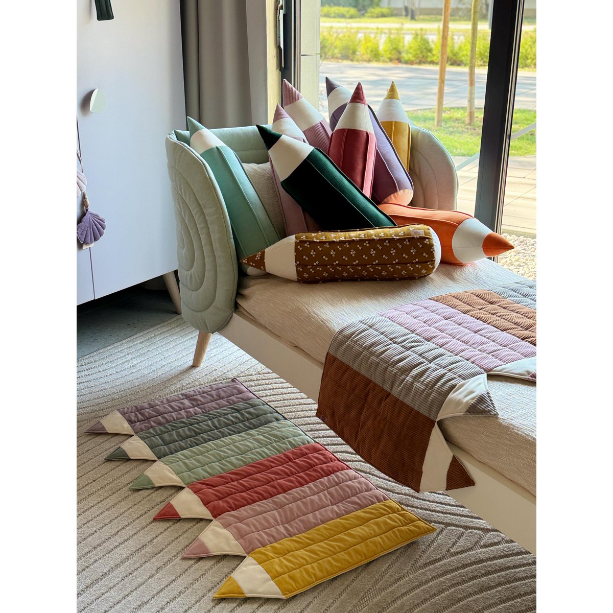 Crayon Speelmat Rainbow Terug Naar School Decor Kinderkamer