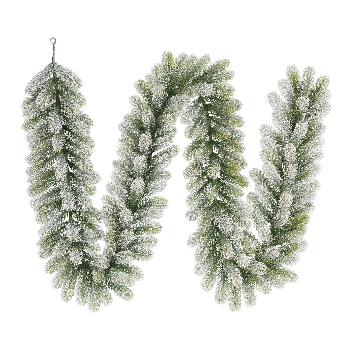 Kerstslinger groen 270 cm diameter 20 cm