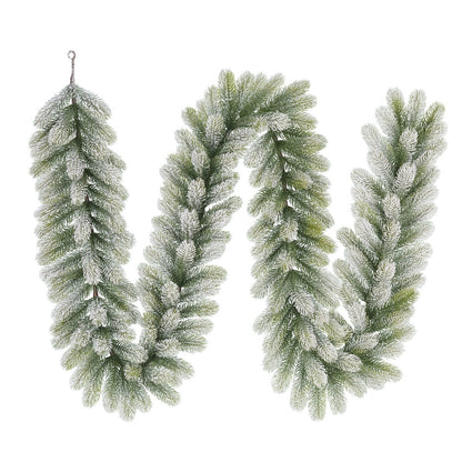 Kerstslinger groen 270 cm diameter 20 cm