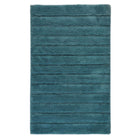 Badmat 60x100 cm katoen blauw anti-slip