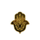 Golden decorative hand 9.7x11.3x0.5 cm
