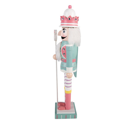 Christmas Decoration Figurine Nutcracker 8x7x25 cm Blue Wood
