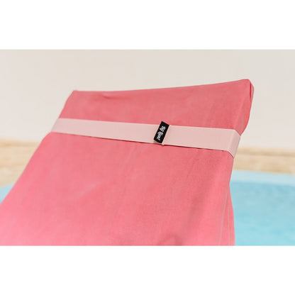Strandlakenband roze elastische band