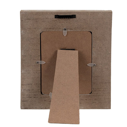 Fotolijst 10x15 cm hout bruin wit