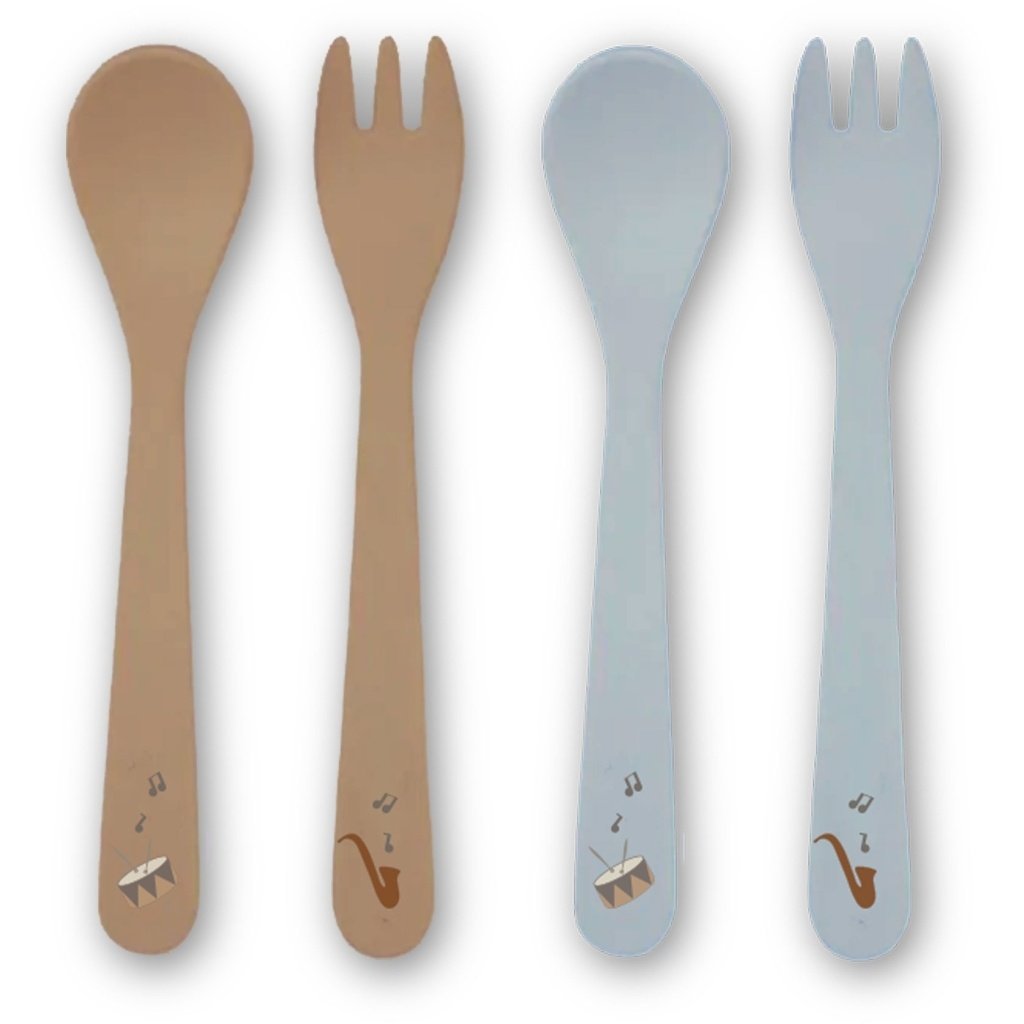 Bestekset 4-delig bioplastic PLA