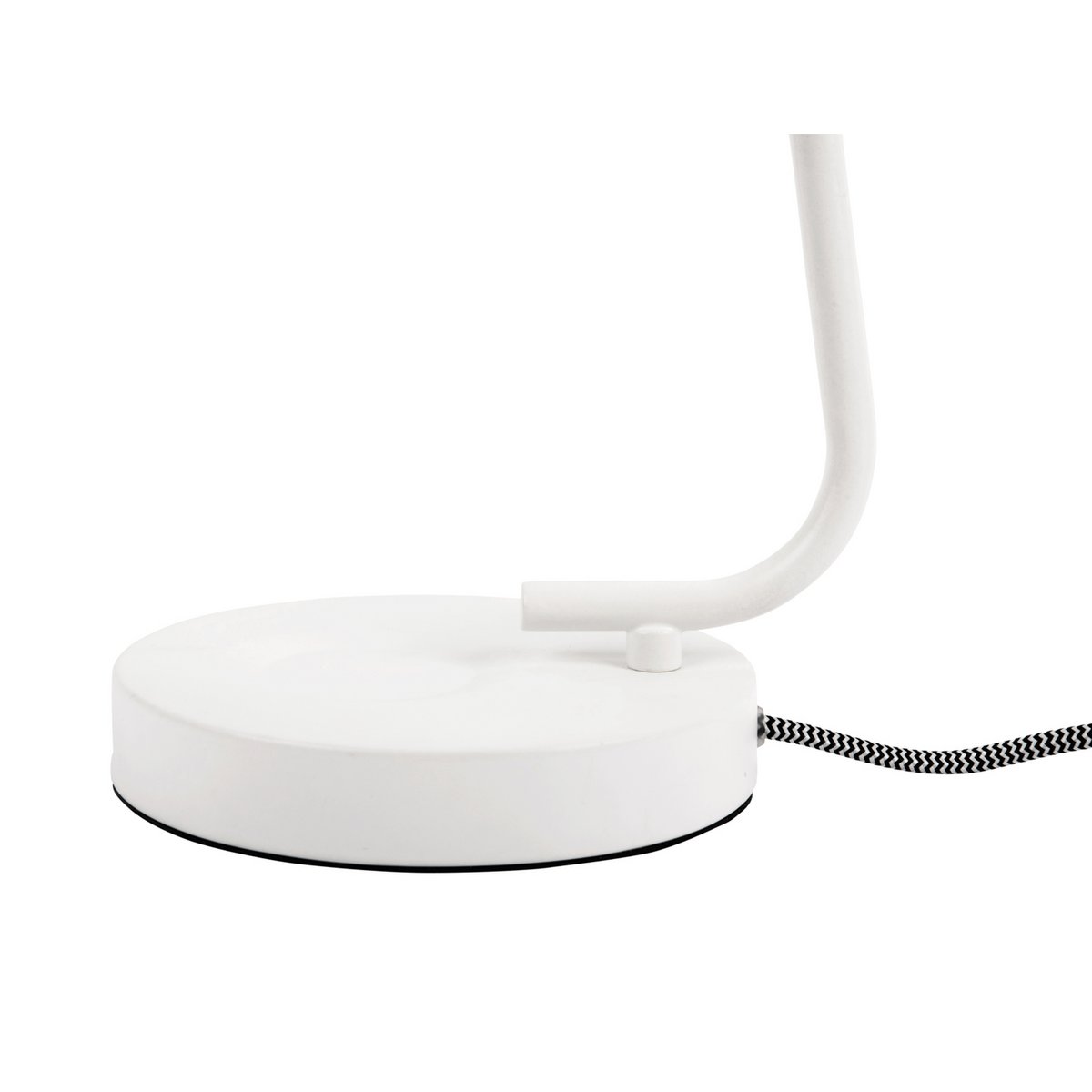 Tafellamp 39 cm wit ijzer