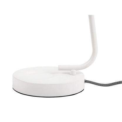 Tafellamp 39 cm wit ijzer