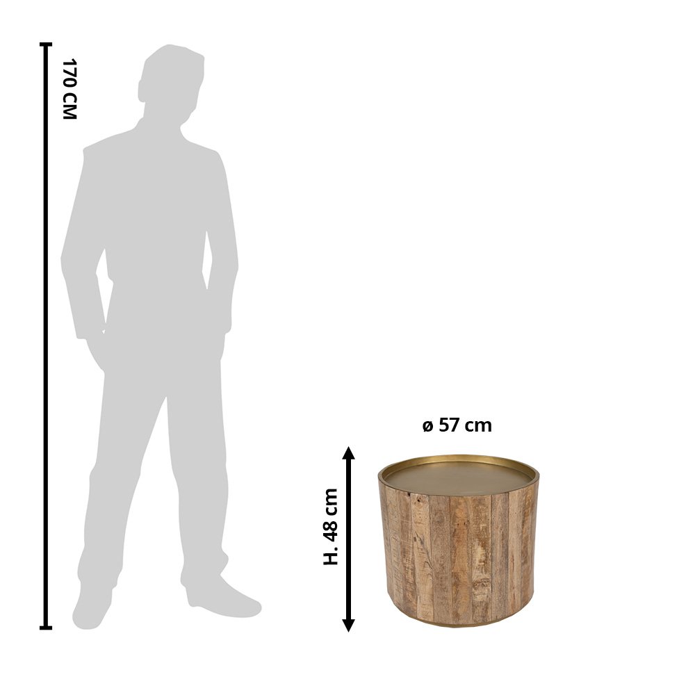 Side table Ø 57x48 cm