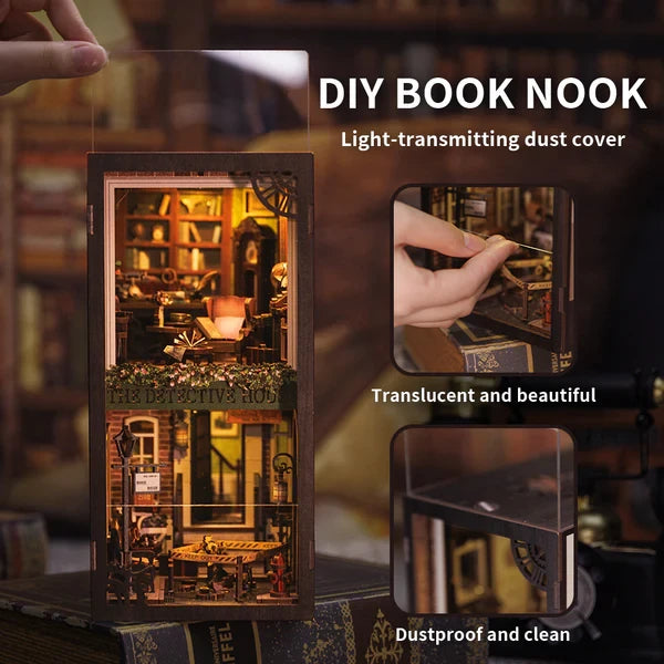 Cutebee, DIY Booknook, Rose Detective Agency, SZ02B, 18x11x23cm