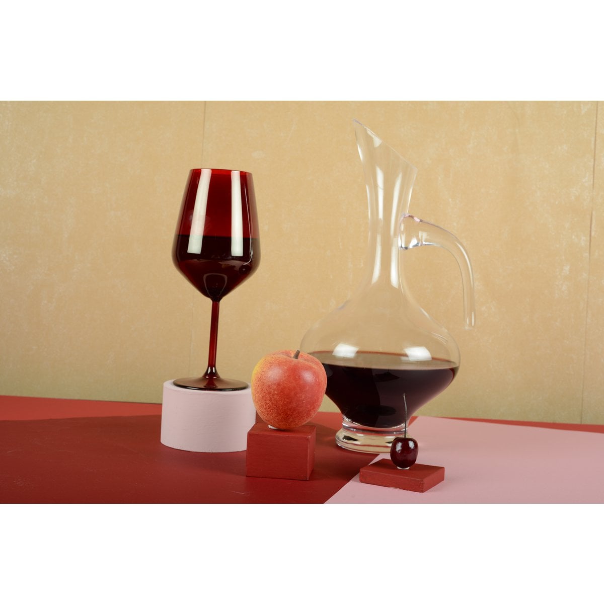 Glazen karaf met handvat 17x31 cm