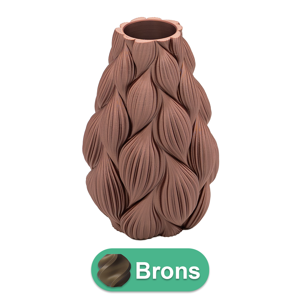 Lamina 3D vaas - 3D geprinte vaas - Duurzaam PLA - Geschikt voor kunstbloemen
