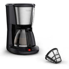 Koffiezetapparaat filter 15 kopjes zwart rvs