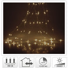 Cascadeverlichting 200 led warm wit timer dimmer