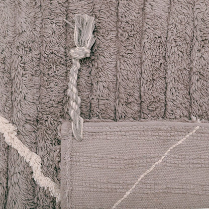 Washable cotton children's rug LÄSSA Stone S