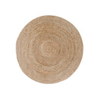 Vloerkleed jute rond Ø90 cm naturel