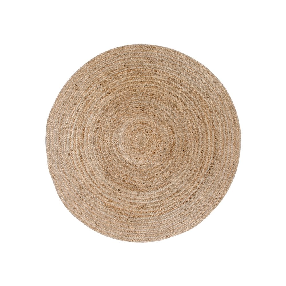 Vloerkleed jute rond Ø90 cm naturel