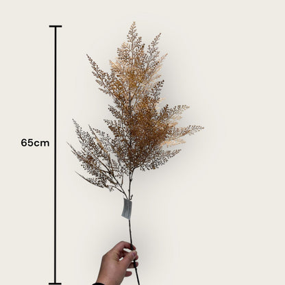 Kunstbloem Perzische bladeren 65 cm geel