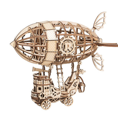3D houten puzzel luchtballon 22,9x12,5x16,5 cm