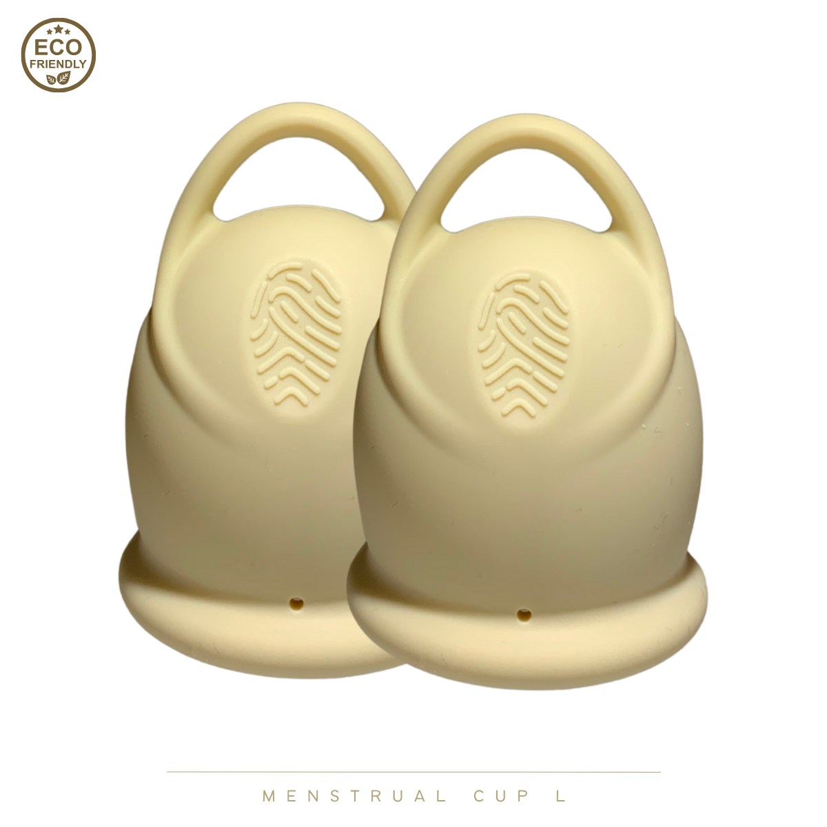 green-goose Menstrual Cup L | 2 Pieces | Cream
