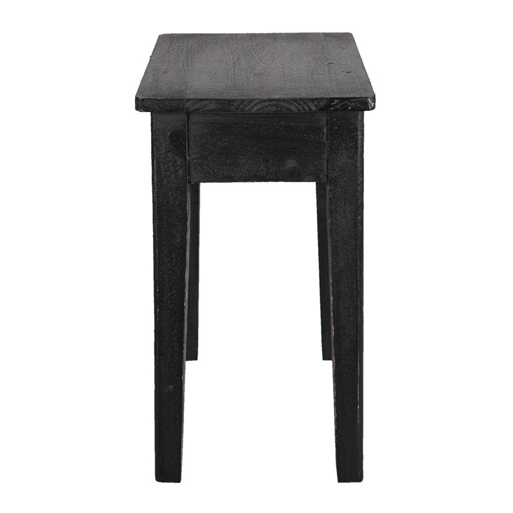 Plantenstandaard hout zwart 36x25x43 cm