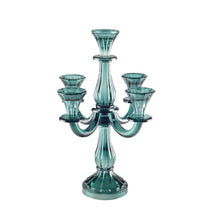 5-Light Turquoise Chandelier H35cm With Epure Design