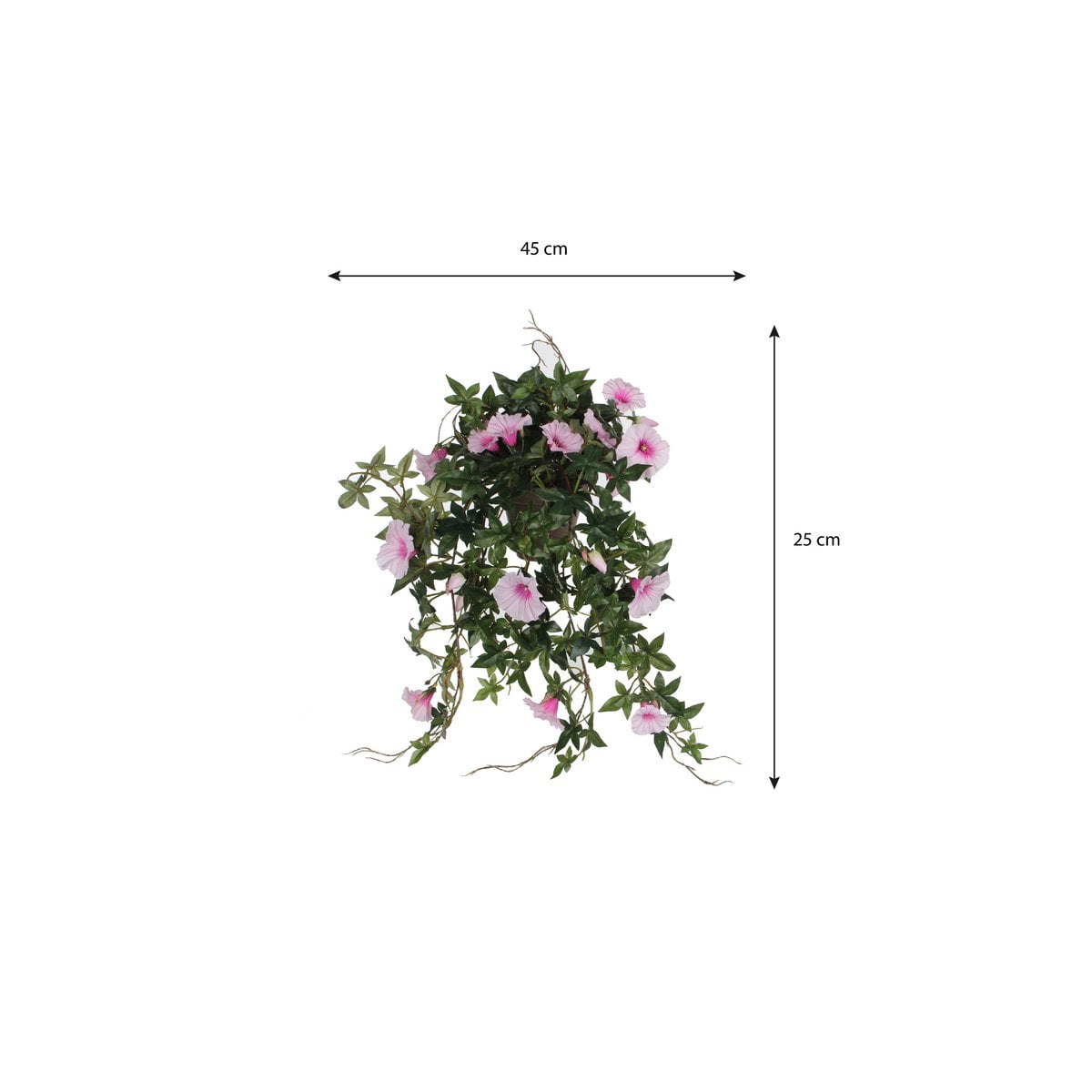 Artificial hanging plant Pink