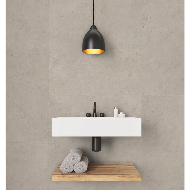 Grosfillex 11 St Wandtegels Gx Wall+ 30X60 Cm Betonbeige