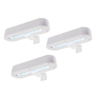 LED Solar Lamp 3-set wit 11,1x5,4x20 cm