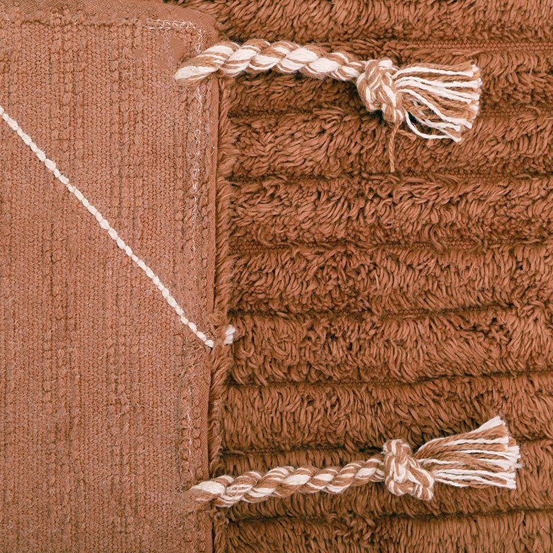 LÄSSA TOFFEE S washable cotton children's rug