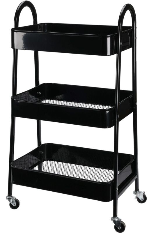 Storage Solutions Keukentrolley Zwart- Metaal