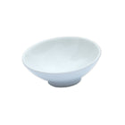 Shaving bowl porcelain white/angled/ø 10 cm