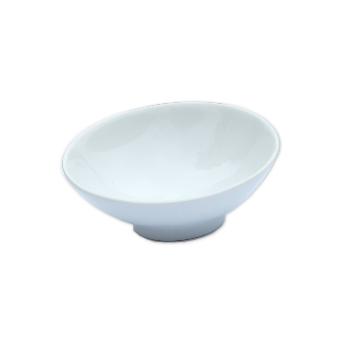 Shaving bowl porcelain white/angled/ø 10 cm