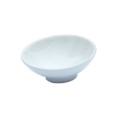 Shaving bowl porcelain white/angled/ø 10 cm