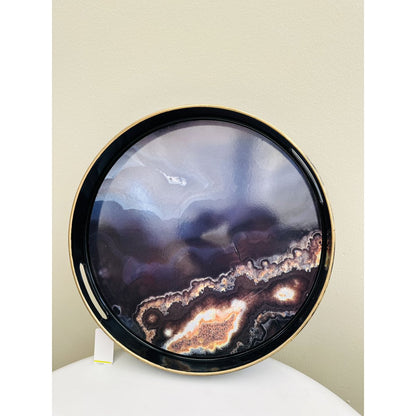 Marmeren woondecoratieset met vaas en kandelaar