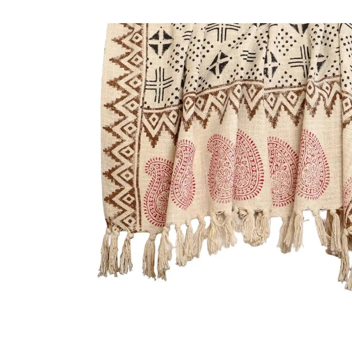 Plaid 130x180 cm katoen tribal