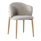 Eetkamerstoel Okura set van 2 beige 58x57.5x75.5 cm