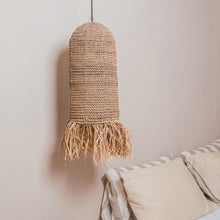 Hanglamp raffia 25x50 cm