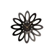 Wandklok Fiore 30 cm fineer zwart houtfineer