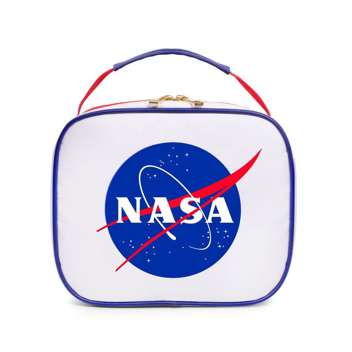 NASA Zipper Lunch Bag - White