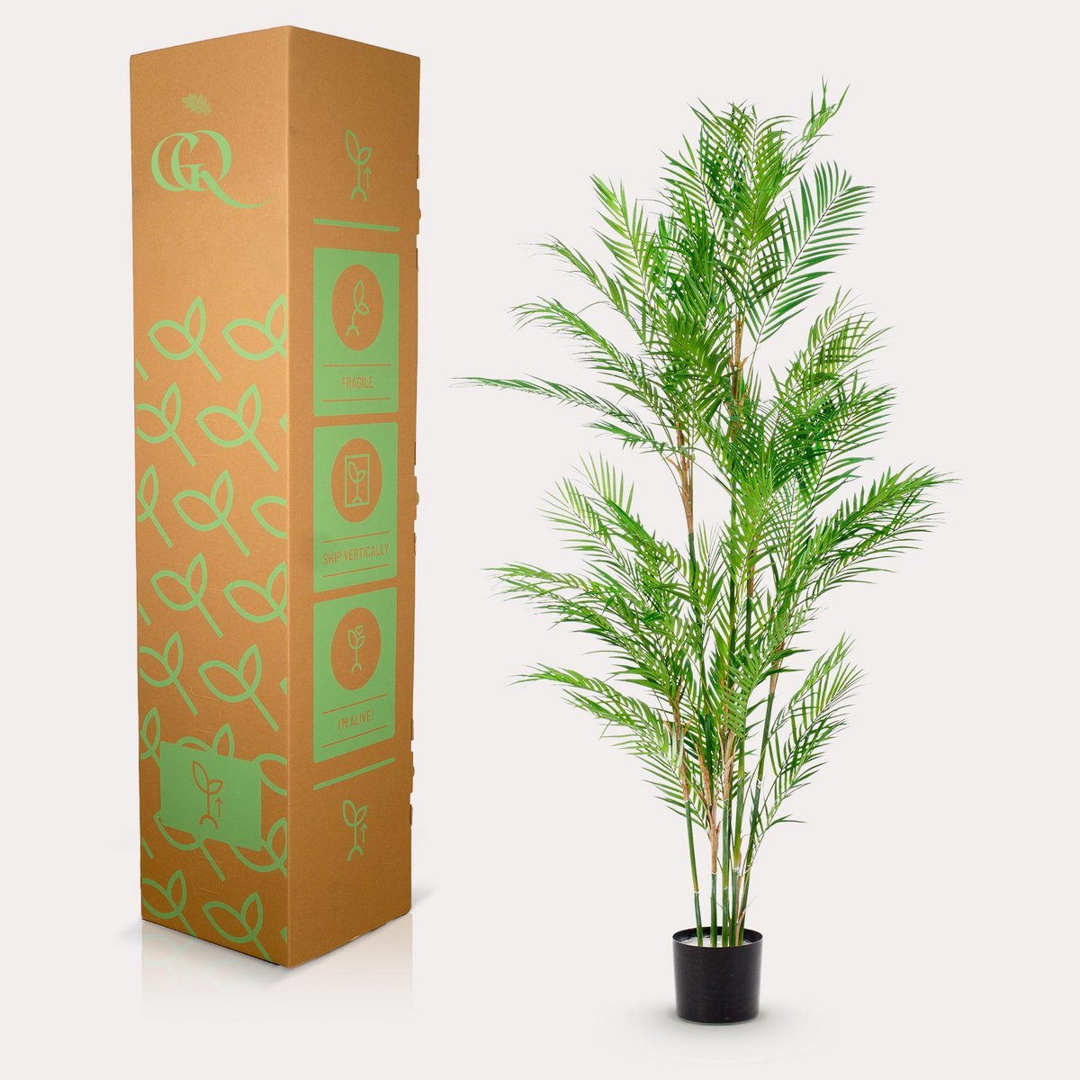 Kunstplant Bergpalm 180 cm groen